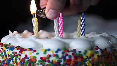 Bed Birthday Surprise: Cute Boyfriends Gay Porn Debut