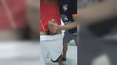 Wanked by friend