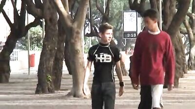 Gay Porn Adventure - Two Men Caressing and Strolling in the City