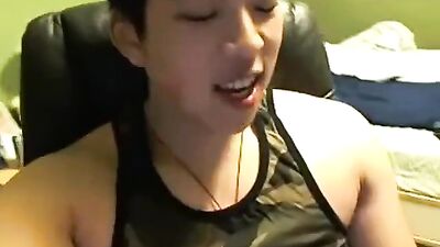 Asian Hottie Cam Boy Cums Again!