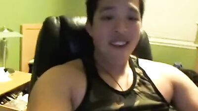 Asian Hottie Cam Boy Cums Again!
