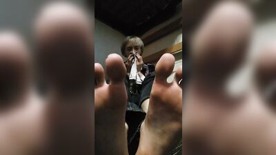 Blonde College Boys Foot Obsession