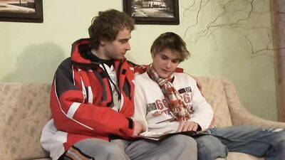 Gay Porn Adventure - In Tent with the Neighbor Boy