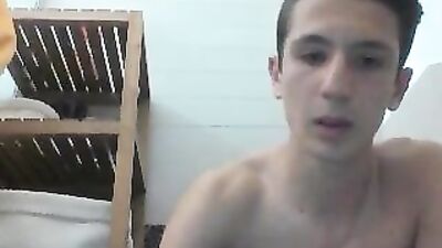Jerking Off Twink Boyfriend on Webcam - Bigger Cocks!