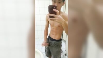 Asian Teen Exploring Public Toilets Limits in New Porn Scene