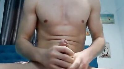 Romanian Hottie Masturbating in Gay Porn Video!