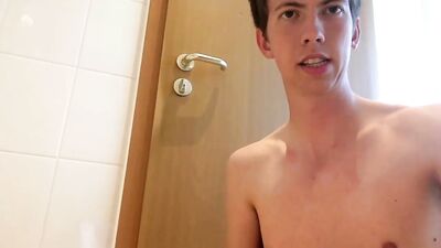 Gay Porn: Boy Eats Cum in Face and Loves It!!