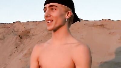 Hot Gay Beach Boys in Fun Moment