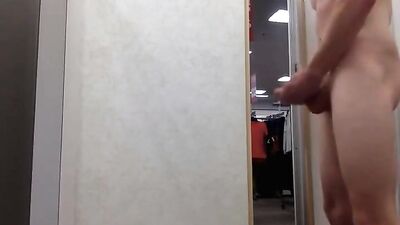 Amateur Cum Shots in the Public - Dressing Room Desire