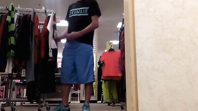 Amateur Cum Shots in the Public - Dressing Room Desire