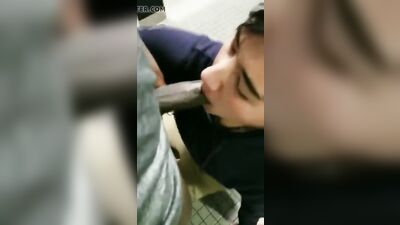 Asian Twink Boy Bathroom BJ: The Ultimate Gay Porn Experience!