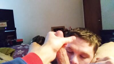 Tatted Daddy & Son Cock Sucking Adventure - Dad Tatted Twink