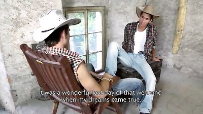 Gay Porn Hacienda: Manly Men in Leather Chaps (190 characters)