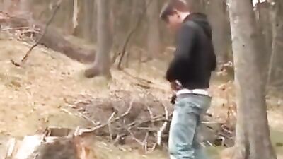 Fuck That Young Boy Ass - Hardcore Public Outdoor Cumshots!