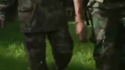 Bareback Boot Camp: Soldiers Filling Up Each Others Asses!