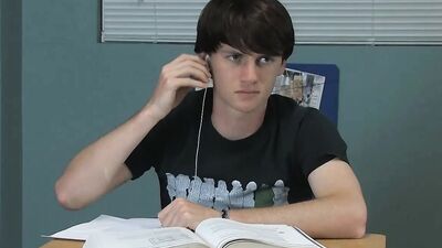 Gay Porn Video - Study Hall Action: Experience the thrilling action of hot men in a school setting!