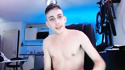 Big Dick Webcam Solo - Hardcore Wanking with Young Guy!