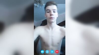 Skype Cumshots: Blond Boys Newest Video Adventure!