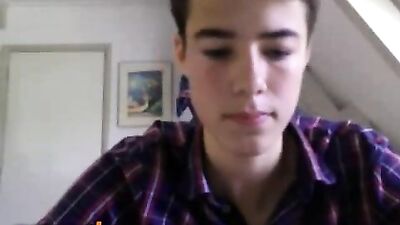 Plaid Boys Big Cock: Web-Cam Solo Adventure