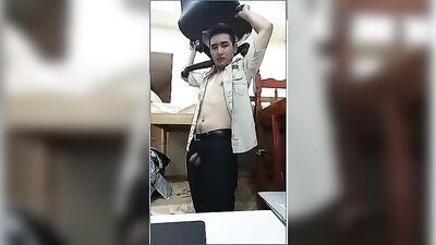 Chinese Web Cam Officer Cum Shots: A Hot Asian Solo!