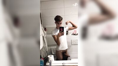 Young Blonde Boys Solo Journey - Exploring His Sexuality!