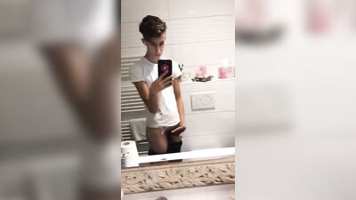 Young Blonde Boys Solo Journey - Exploring His Sexuality!