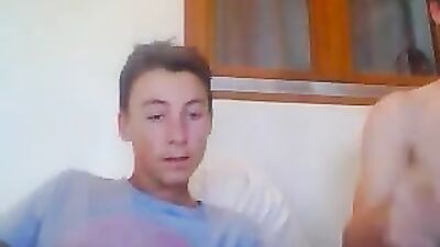 Cum Shots Solo Web-Cam Redux: Friend Sees Me Jerking Again!