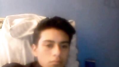 Surprised Latino Boy Gets Cum Shots on His Own!