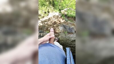 Cumming for Distance: Teen Boy Porn in Park!
