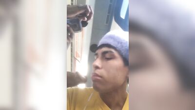 Free Ride: Black Twink Sucks Drivers Cock in Gay Porn Adventure!