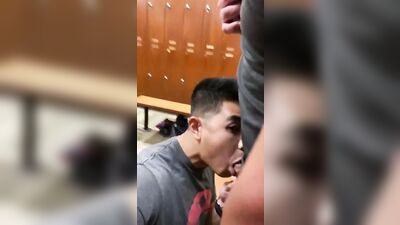 Asian Cutie Sucks: First Time Oral Fun!