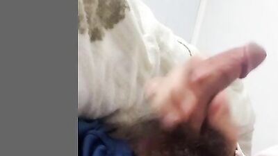 Shy Hairy Big Dick Voyeur Web-Cam Solo!