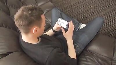 Step Brother Punishment: Twink Caught Watching Fetish Fucks!