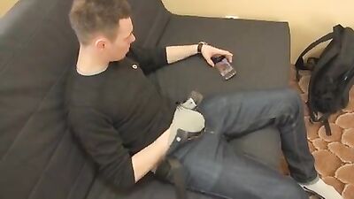 Step Brother Punishment: Twink Caught Watching Fetish Fucks!