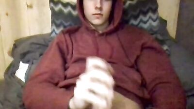 Hung Burgundy - Solo Voyeur Web-Cam - Unleash Your Inner Desires!