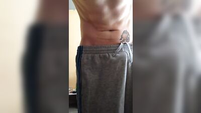 Jerking on my underwear^^