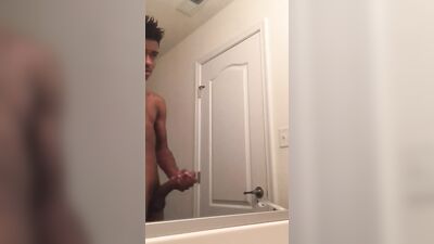 Cums in the bathroom - The Ultimate Gay Porn Experience!