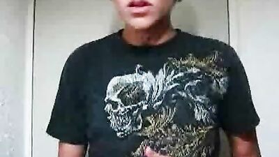 Alex in Bathroom - Web-Cam Adventures with a Handsome Straight Guy