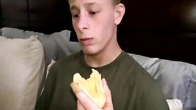 Used and d Blond Teen Gets His First Experience with a Mature Man