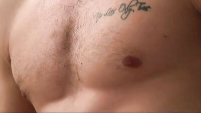 Blond Twink Patio Jerk Cum Show