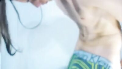 Gay Porn Threesome: Men in Suits and Leather Boots