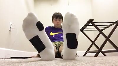 Neighbor Boy Crushes Your Face - Foot Fetish Stomps