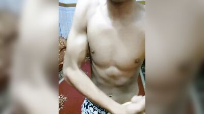 Gay Bodycheck: Muscle Flexing and Cum Shots