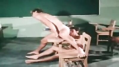 Old School Classroom: Unleashed Bareback Cum Shots Group Sex!