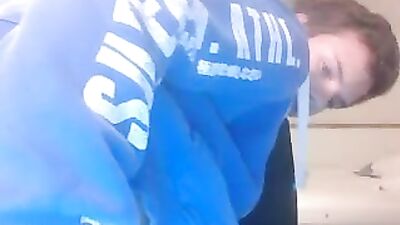 Blue Hoodie Web Cam Solo Show Off: Steamy Gay Porn Action!