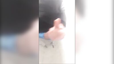 Cum in Classroom! Cute Boy Wanks and Cums in the School Bathroom