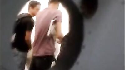 Spied in the Spa: Hardcore Gay Bathroom Action