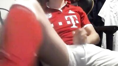 Red Shirt Wanker Unleashed: Explosive Gay Porn Action with Wild Sex and Raw Passion!