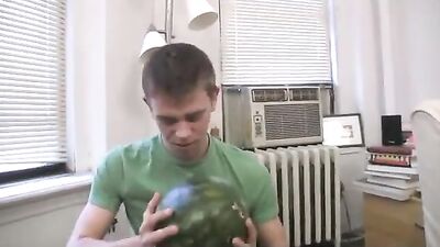 Exploring Fruit Fantasies: Cock in a Watermelon 2