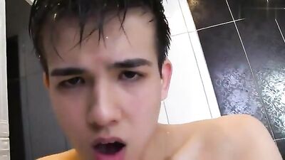 Handsome Young Stud Left Breathless After Steamy Showers